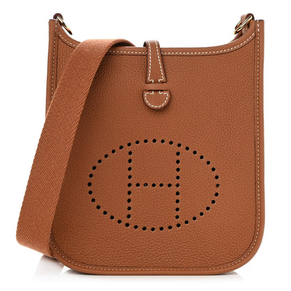Hermes Taurillon Maurice Evelyne TPM Gold 1 of 11