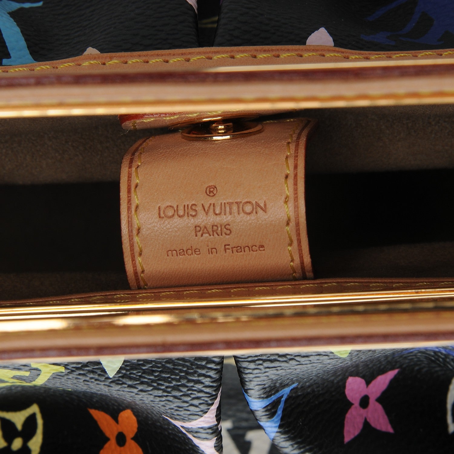Louis Vuitton Monogram Multicolor Judy PM Black 6 of 6