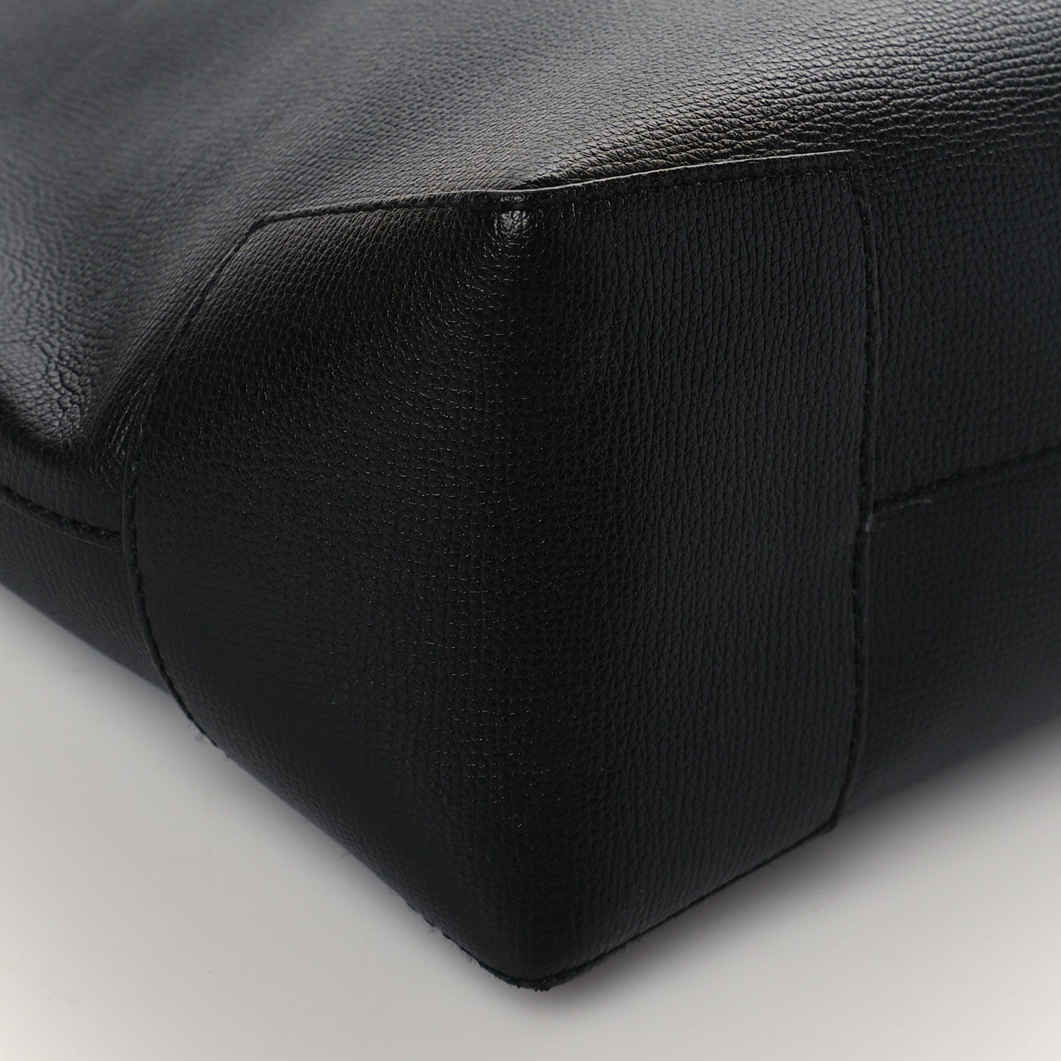 Burberry Calfskin TB Motif Embossed Medium Tote Black 8 of 10