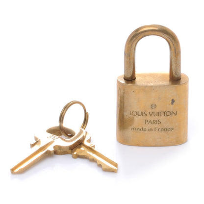 Louis Vuitton Brass Lock and Key Set #317 1 of 6