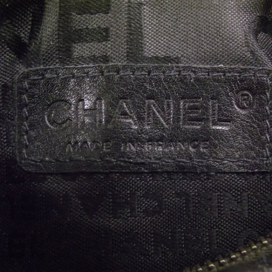 Chanel Leather Quilted Evening Bag Metallic Gray 6 of 8