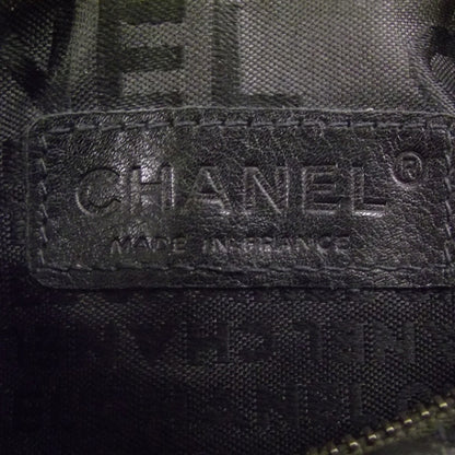 Chanel Leather Quilted Evening Bag Metallic Gray 6 of 8