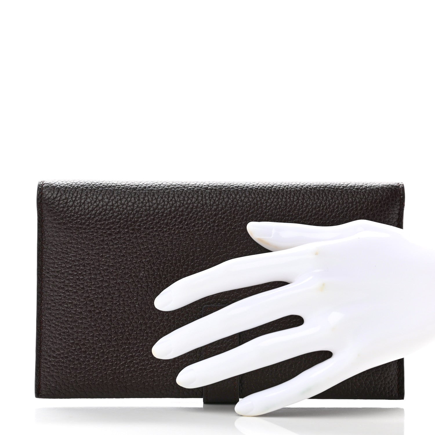 Saint Laurent Grained Calfskin Souple Thin Wallet Amaranto 2 of 9