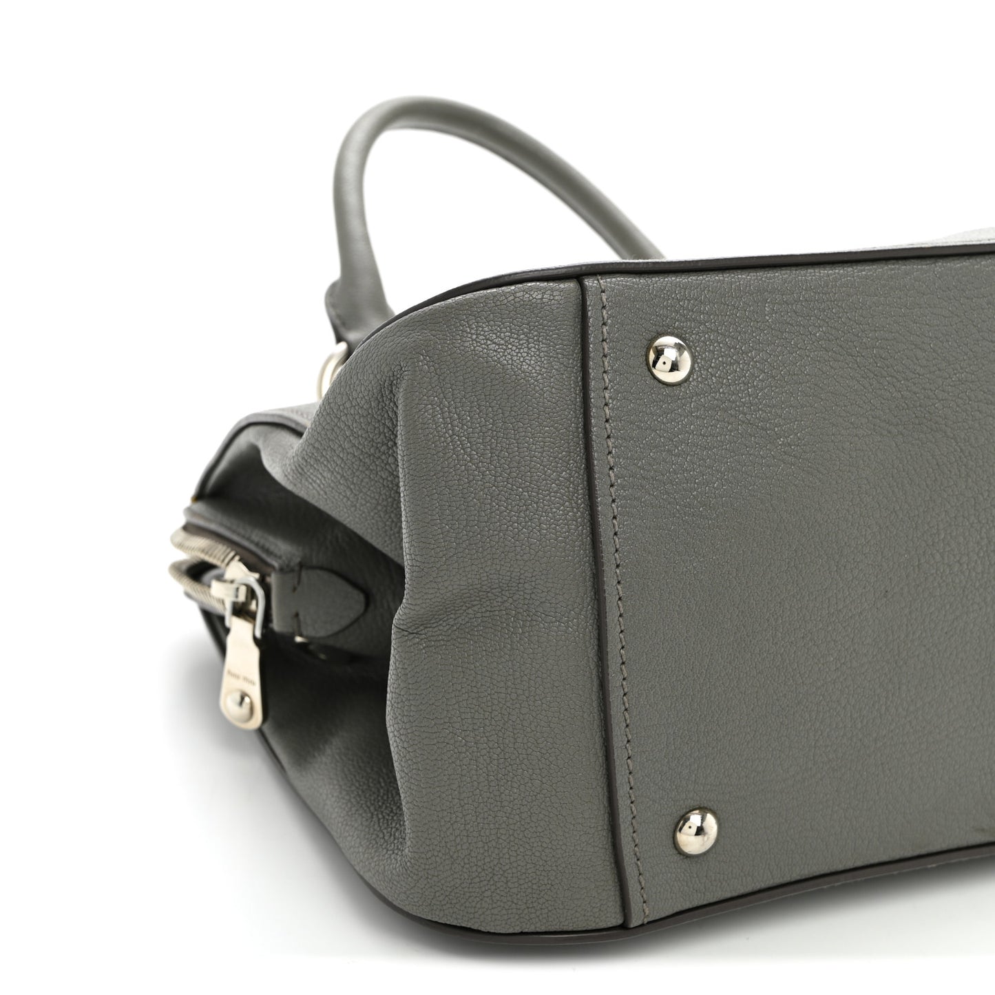 Goatskin Madras Bauletto Pomice