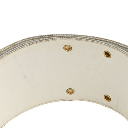 Chanel Jersey CC Wide Belt 80 32 Grey 6 of 8