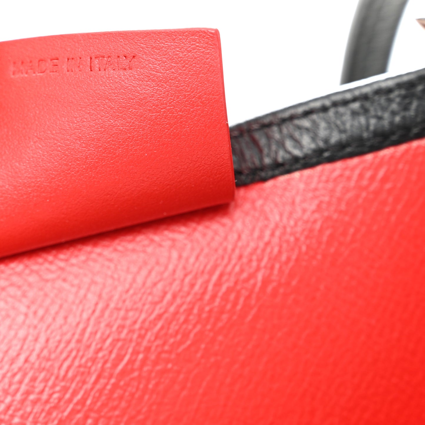Calfskin Spikes East West Cabata Tote Black