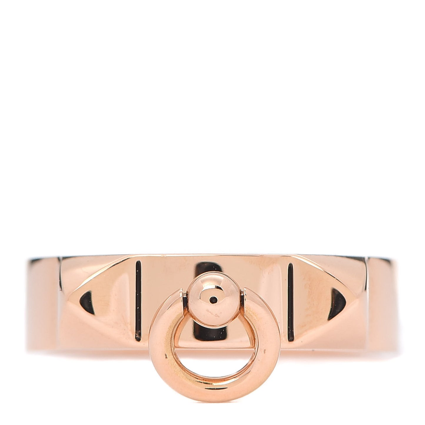 18K Rose Gold PM Collier De Chien Ring 55 7.25