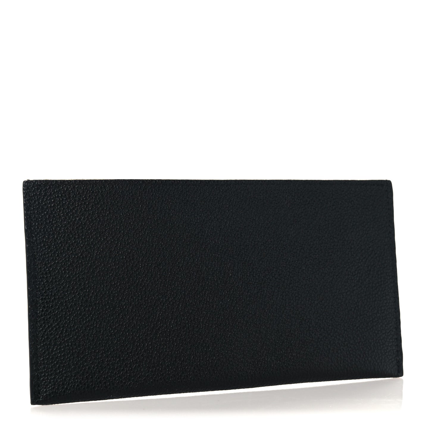 Calfskin Felicie Chain Wallet Card Holder Insert Black