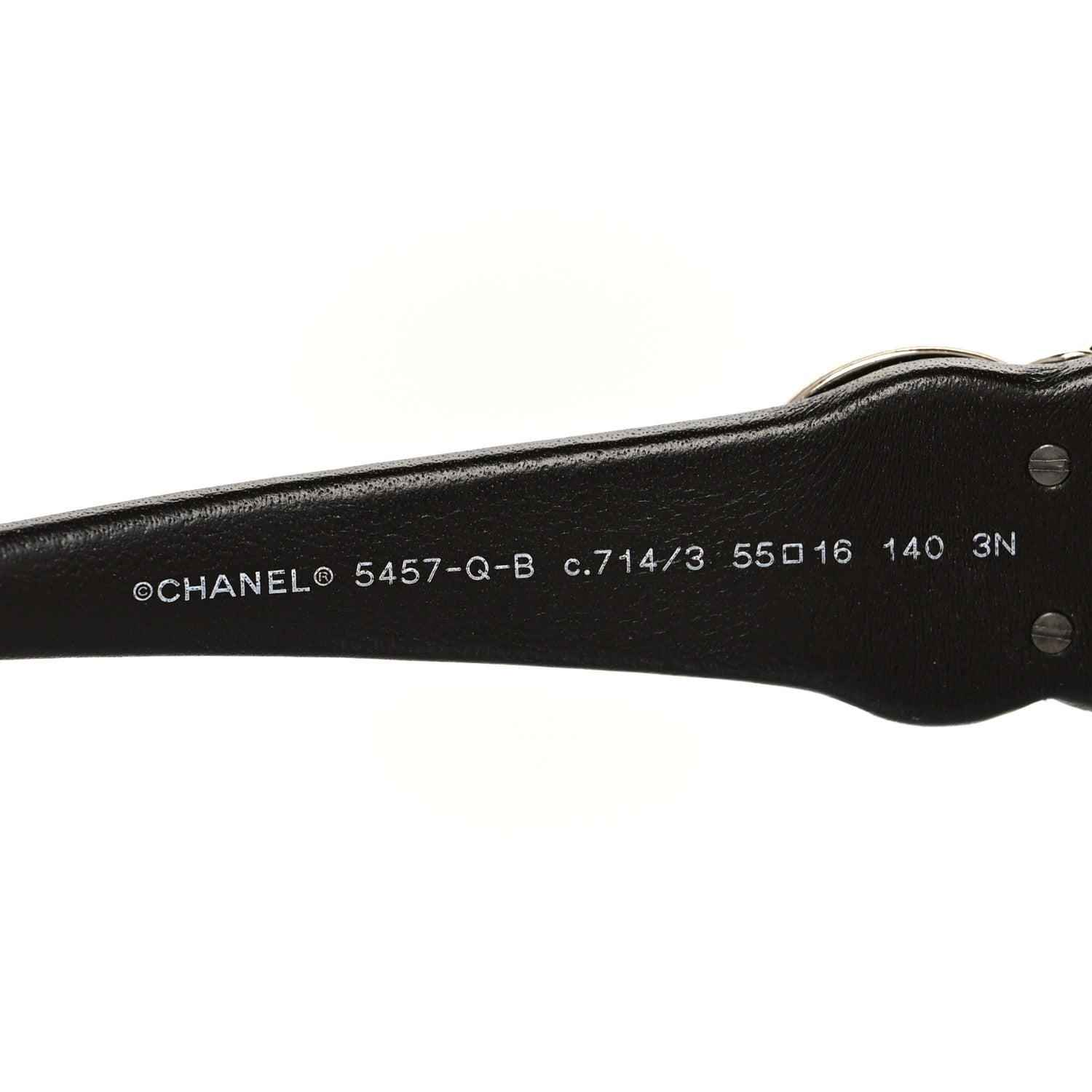 Chanel Acetate Lambskin CC Sunglasses 5457-Q-B Tortoise 6 of 6