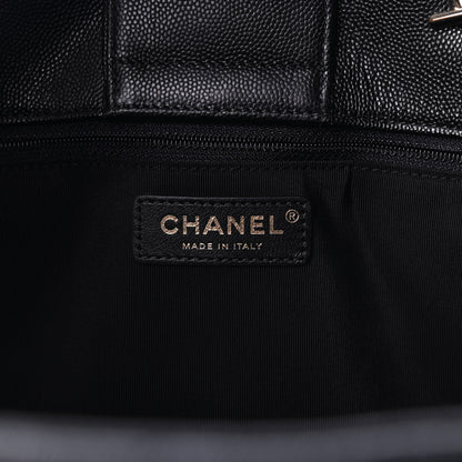 Chanel Caviar Quilted Large Shopping Tote Black 6 of 9