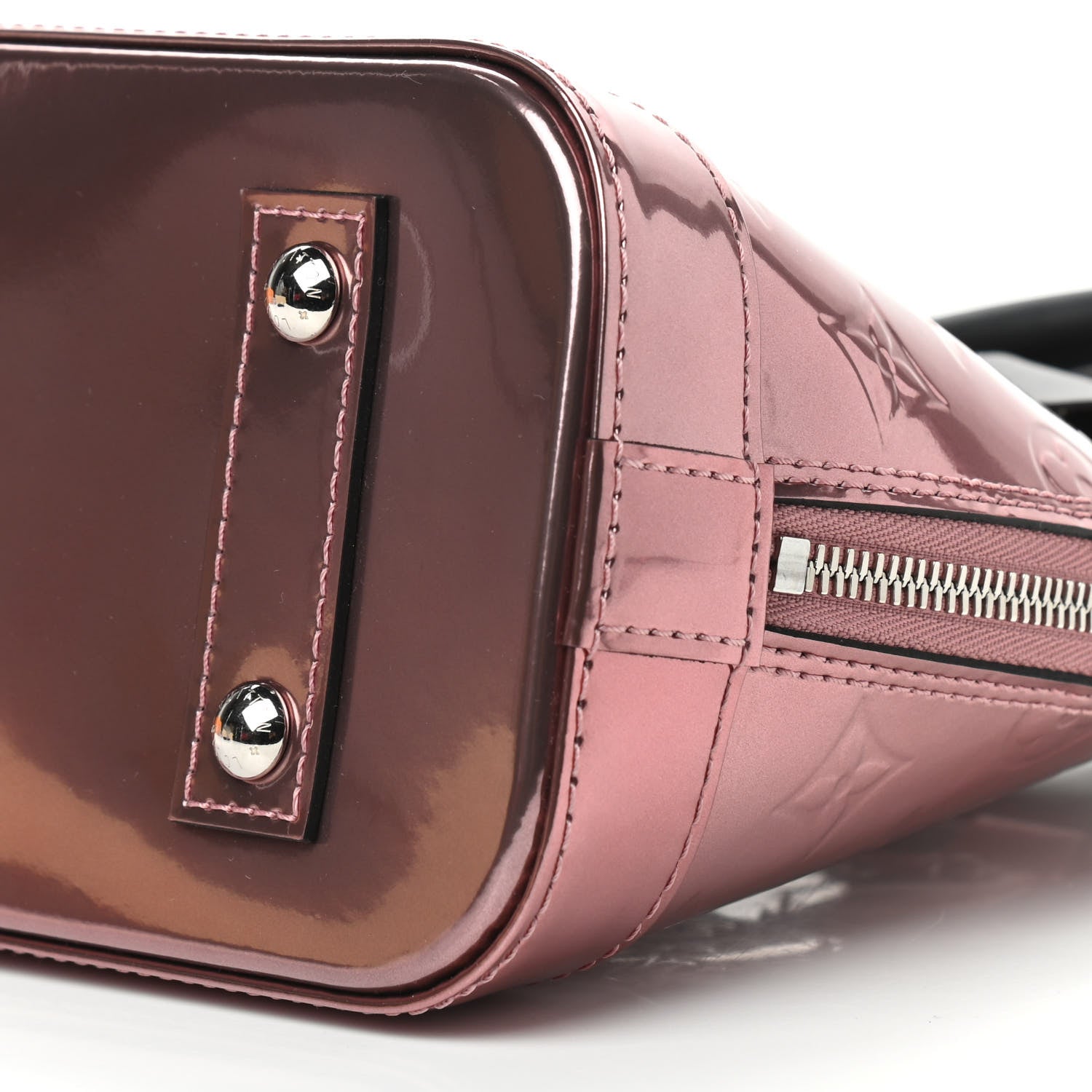 Louis Vuitton Vernis Alma BB Rose Cuivre 8 of 8
