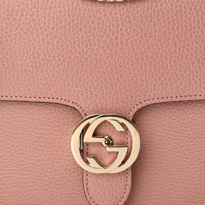Gucci Dollar Calfskin Interlocking G Shoulder Bag Soft Pink 8 of 10