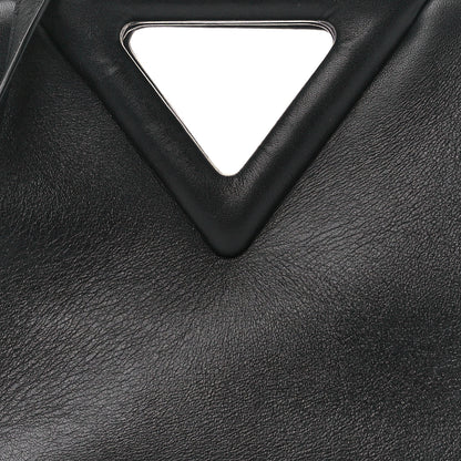 Bottega Veneta Calfskin Small The Point Triangle Bag Black 7 of 9