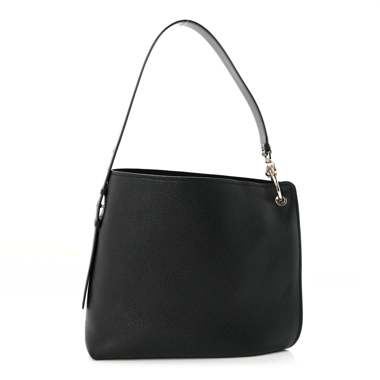 Salvatore Ferragamo Calfskin Minerva Hobo Black 3 of 11