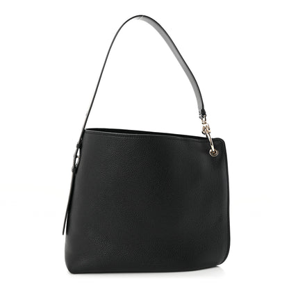 Salvatore Ferragamo Calfskin Minerva Hobo Black 3 of 11