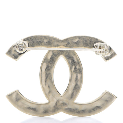 Chanel Metal CC Diamond Quilted Brooch Light Gold 3 of 5