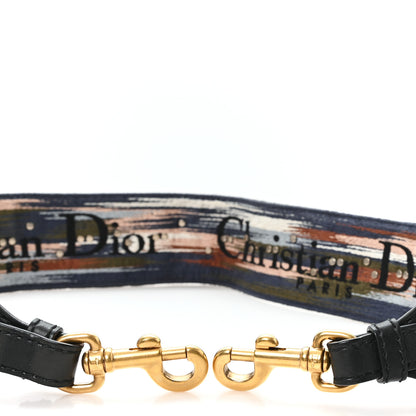 Christian Dior Canvas Studded Bohemian Shoulder Strap  Black Multicolor 3 of 3