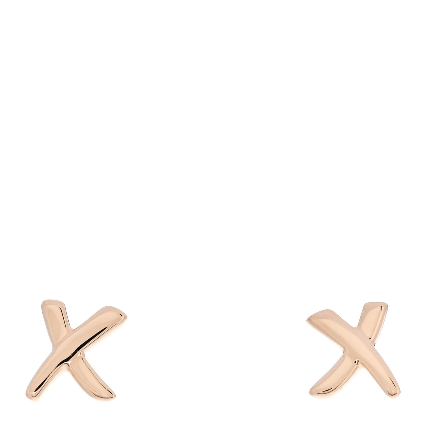 18K Rose Gold Mini Paloma's Graffiti X Earrings