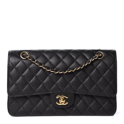 Chanel Caviar Quilted Medium Double Flap Black 1 of 9