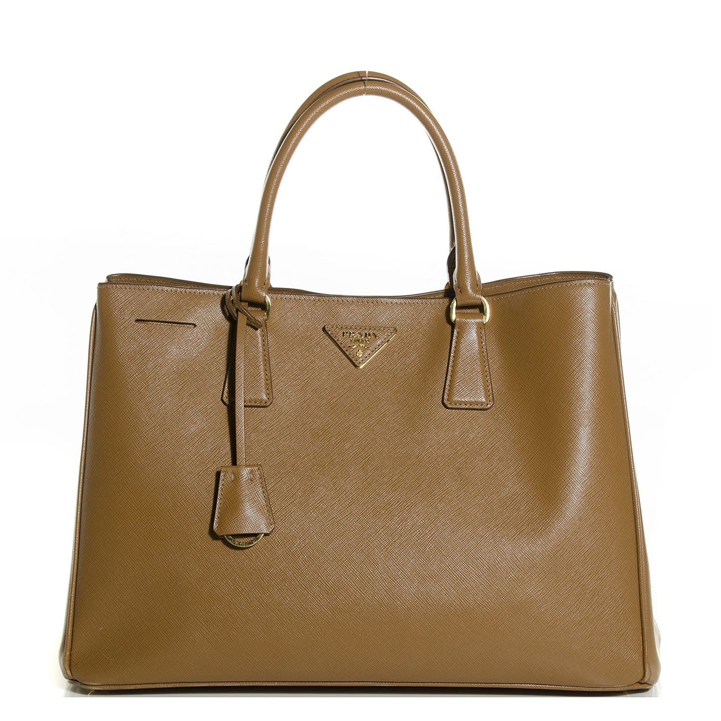 Saffiano Lux Large Tote Caramel