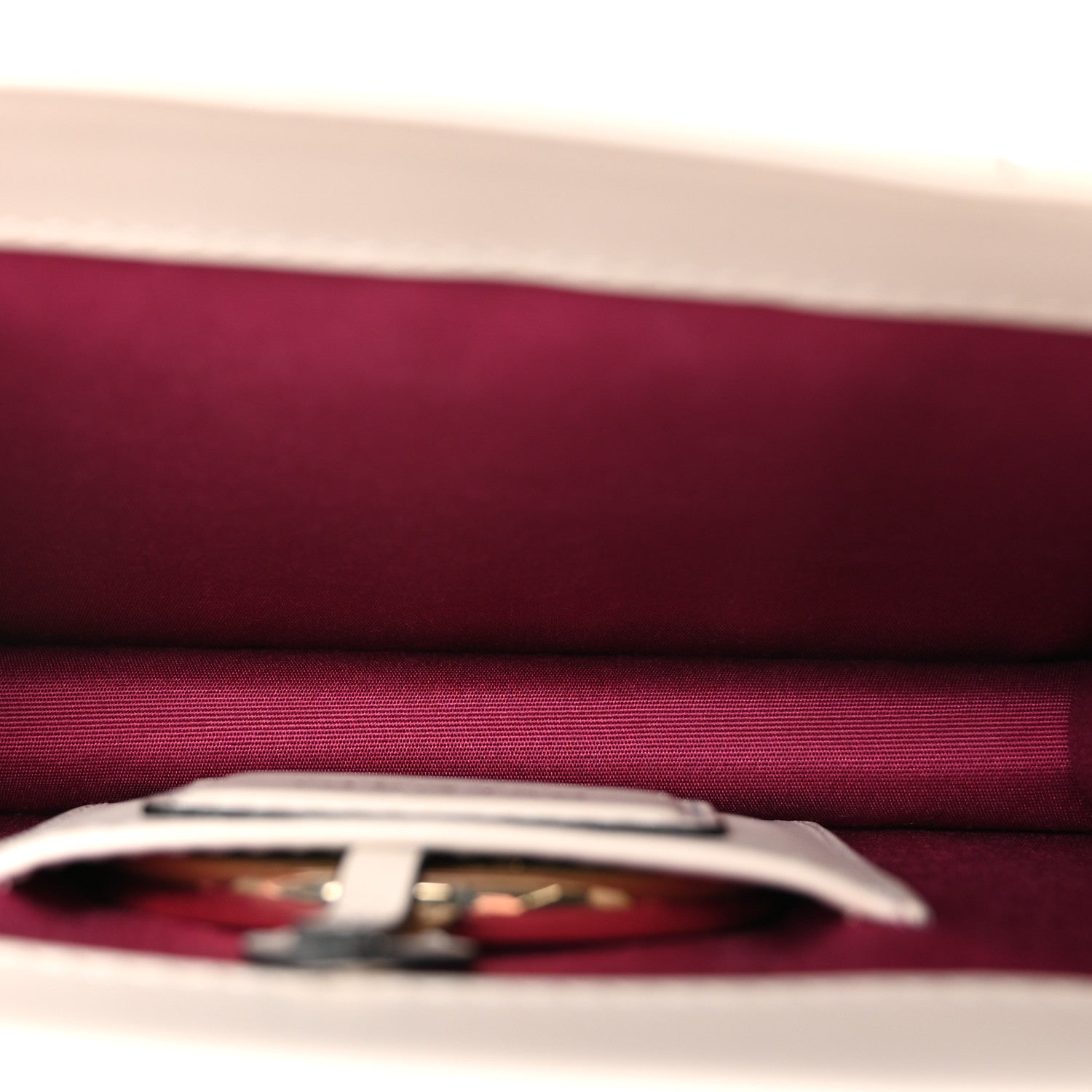 Bulgari Calfskin Small Serpenti Forever Crossbody Bag White Agate 6 of 10