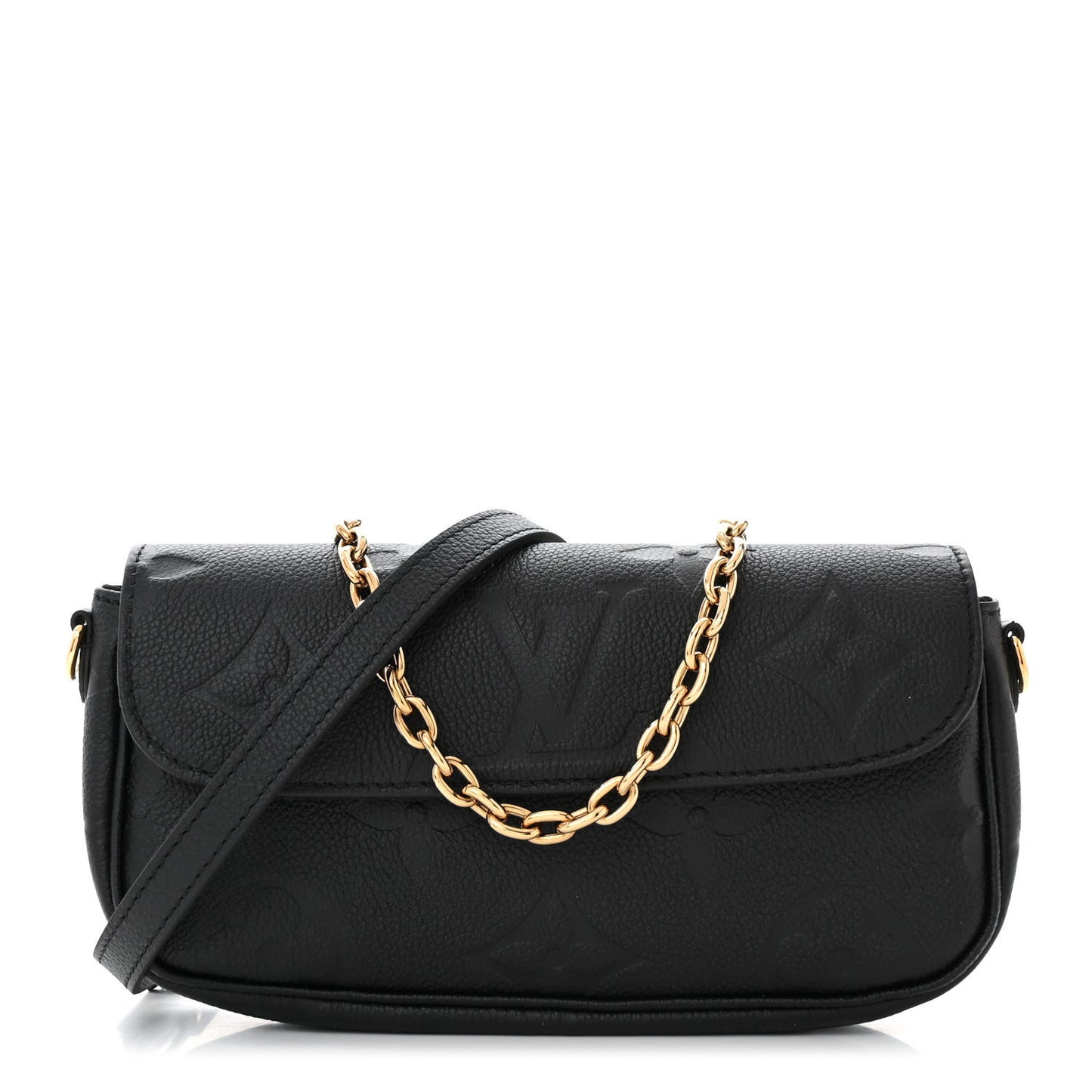Empreinte Monogram Giant Ivy Wallet On Chain Black