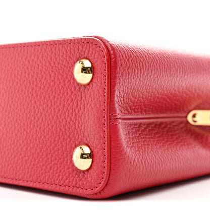Louis Vuitton Taurillon Capucines BB Scarlet Red 9 of 9