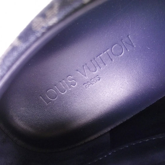 Louis Vuitton Denim Shoes Sneakers 38.5 Blue 7 of 9