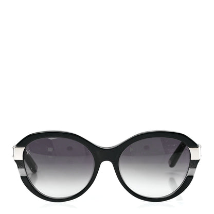 Louis Vuitton Acetate Petit Soupcon Cat Eye Sunglasses Z0489W Black 2 of 9