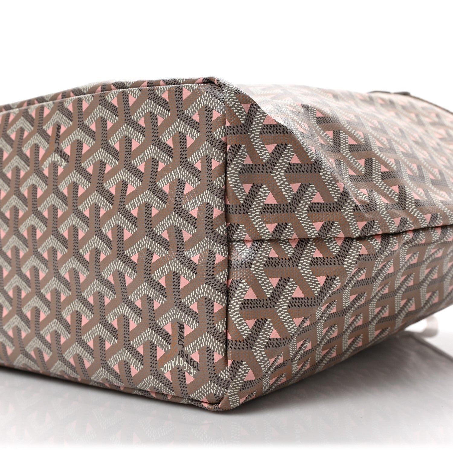 Goyard Goyardine Saint Louis Claire Voie PM Grege Powder Pink 7 of 7