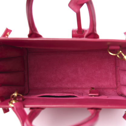 Saint Laurent Calfskin Nano Sac De Jour Bubblegum 6 of 14