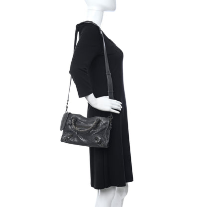 Balenciaga Agneau Giant 12 Gunmetal Hardware Mini City Gris Fossile 2 of 22