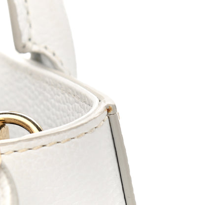 Chanel Grained Calfskin Mini Neo Executive Shopper Tote White 12 of 16