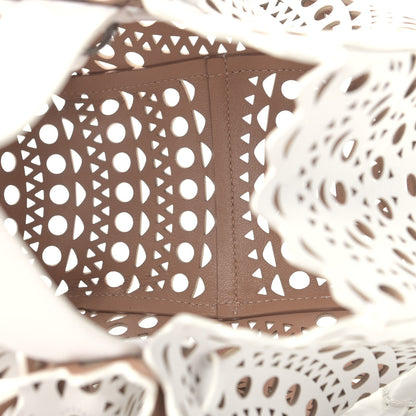 Alaia Lux Calfskin Vienne Rose-Marie 19 Bag White 5 of 7