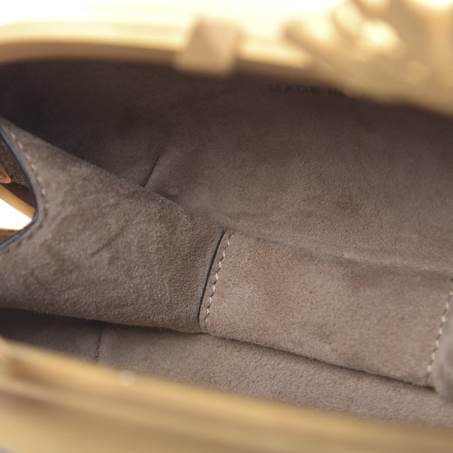 Metal Gryphon Clutch Gold