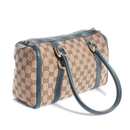 Gucci Monogram Small Abbey Boston Green 3 of 7