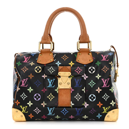 Louis Vuitton Monogram Multicolor Speedy 30 Black 1 of 12