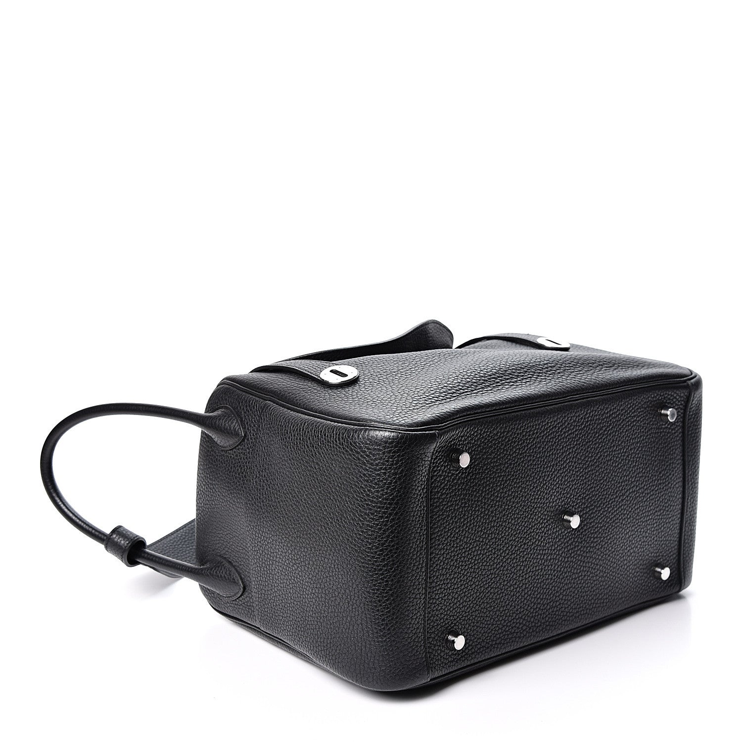 Hermes Taurillon Clemence Lindy 34 Black 3 of 9