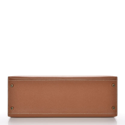 Hermes Epsom Kelly Sellier 35 Gold 7 of 33