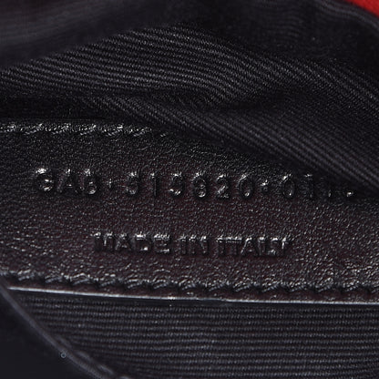 Saint Laurent Lambskin Patchwork Monogram Small Jamie Red 8 of 22