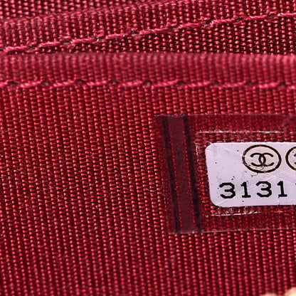 Chanel Lambskin Quilted Chanel 19 Zip Around Coin Purse Wallet Black 7 of 12