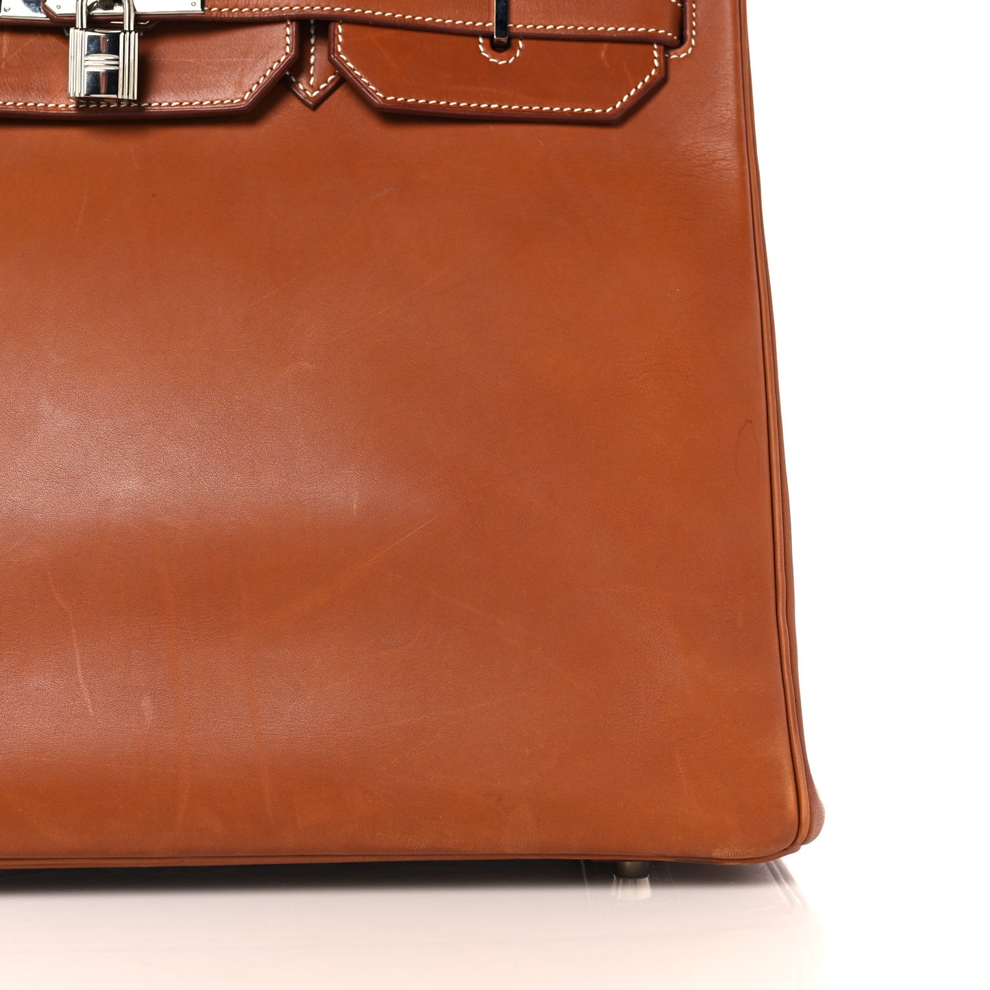 Natural Barenia Birkin 40 Fauve