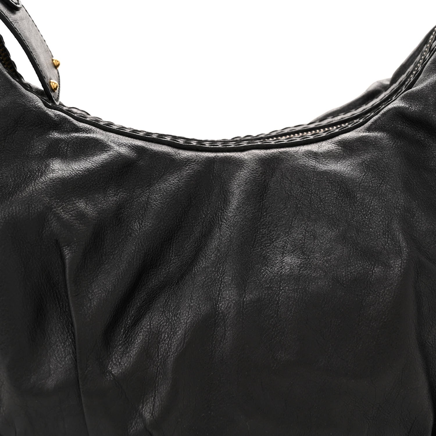Gucci Calfskin Medium Jockey Hobo Black 8 of 15