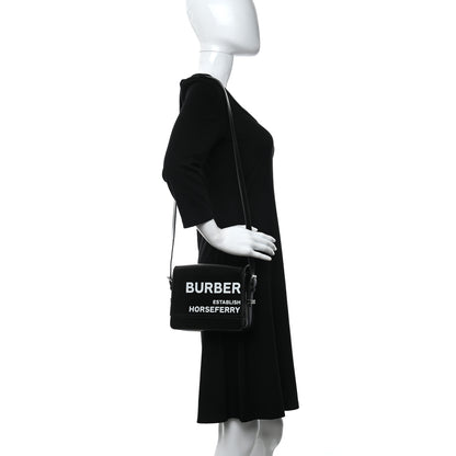 Burberry Coated Canvas Horseferry Print Grace Bag Black 2 of 10
