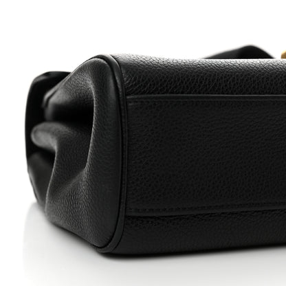 Celine Grained Calfskin Teen Soft 16 Shoulder Bag Black 9 of 13