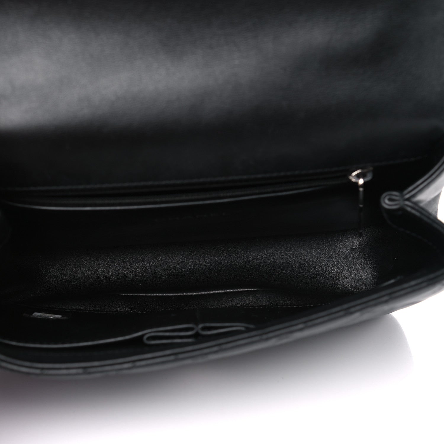 Chanel Lambskin Quilted Small CC Filigree Flap Black 4 of 4
