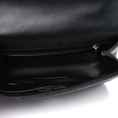 Chanel Lambskin Quilted Small CC Filigree Flap Black 4 of 4