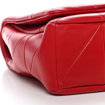 Saint Laurent Lambskin Patchwork Monogram Large Jamie Red 23 of 25