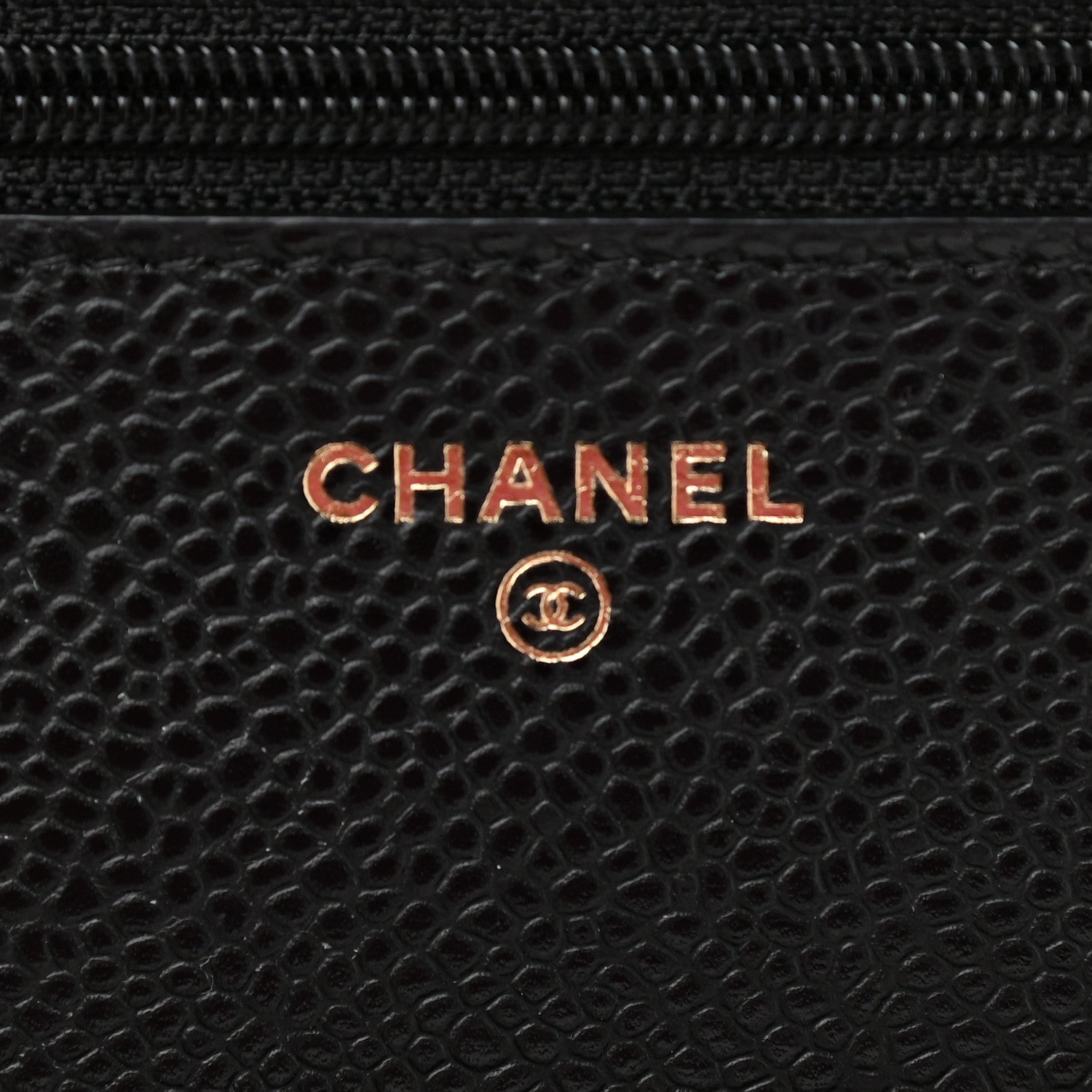 Chanel Caviar Quilted Wallet On Chain WOC Black 6 of 10