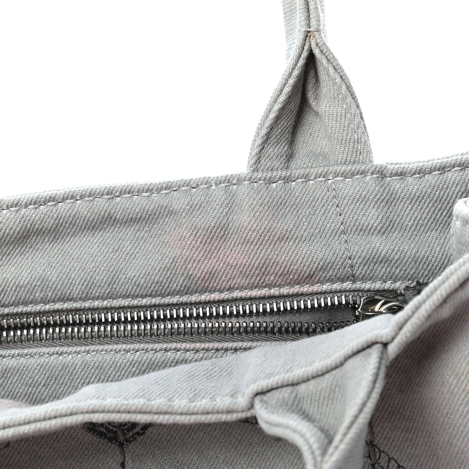 Prada Canapa Small Logo Tote Granito 11 of 11